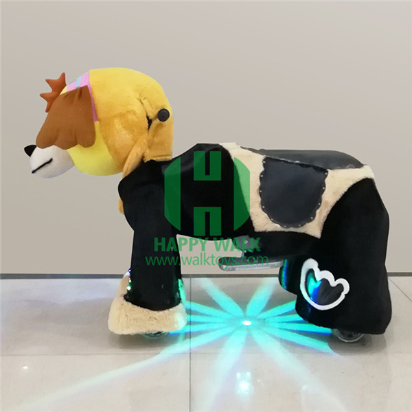 Ride on Car Stuffed Motorized Plush Riding Animals Scooter