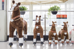 Most Popular Ride-On Toy Animals Furry Walking Unicorn & Mechanical Horse Kids' Favorite Toy for Sale