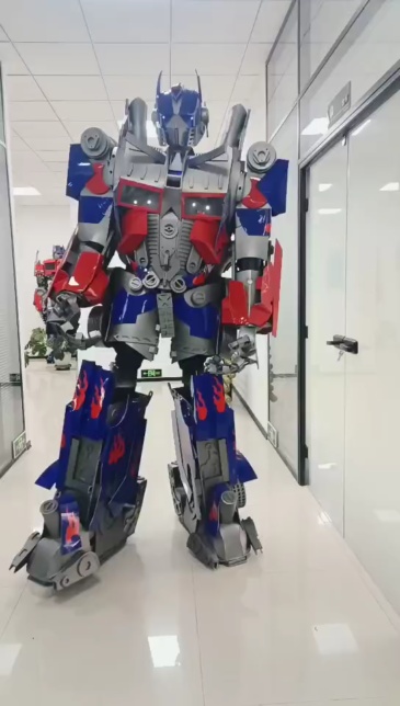 Robot Optimus Prime Transformers Mascot Costume Character 3D Design Cartoon Clothing,Big Mascot,Stage Performance Suit Factory Custom High Quality Soft Robot Optimus Prime Mascot Costume Character 3D Design Cartoon Clothing