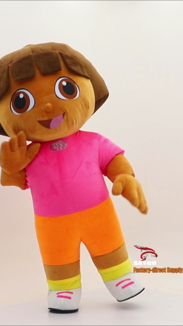 Dora the Explorer Mascot Costume Inflatable Ornaments Decor Events Advertising Giant Inflatable Decorations,Big Mascot,One Eye Monster Mascot Mike Inflated Fabric Furry Sully Mascots Ornaments Decor Events Advertising Giant Inflatable Decorations