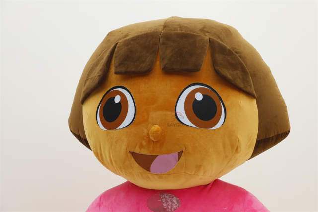 Dora the Explorer Mascot Costume Inflatable Ornaments Decor Events Advertising Giant Inflatable Decorations,Big Mascot,One Eye Monster Mascot Mike Inflated Fabric Furry Sully Mascots Ornaments Decor Events Advertising Giant Inflatable Decorations
