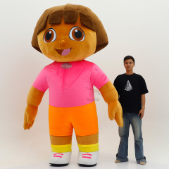 Dora the Explorer Mascot Costume Inflatable Ornaments Decor Events Advertising Giant Inflatable Decorations,Big Mascot,One Eye Monster Mascot Mike Inflated Fabric Furry Sully Mascots Ornaments Decor Events Advertising Giant Inflatable Decorations