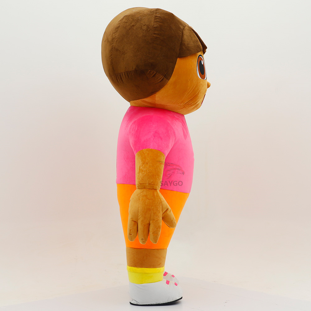 Dora the Explorer Mascot Costume Inflatable Ornaments Decor Events Advertising Giant Inflatable Decorations,Big Mascot,One Eye Monster Mascot Mike Inflated Fabric Furry Sully Mascots Ornaments Decor Events Advertising Giant Inflatable Decorations
