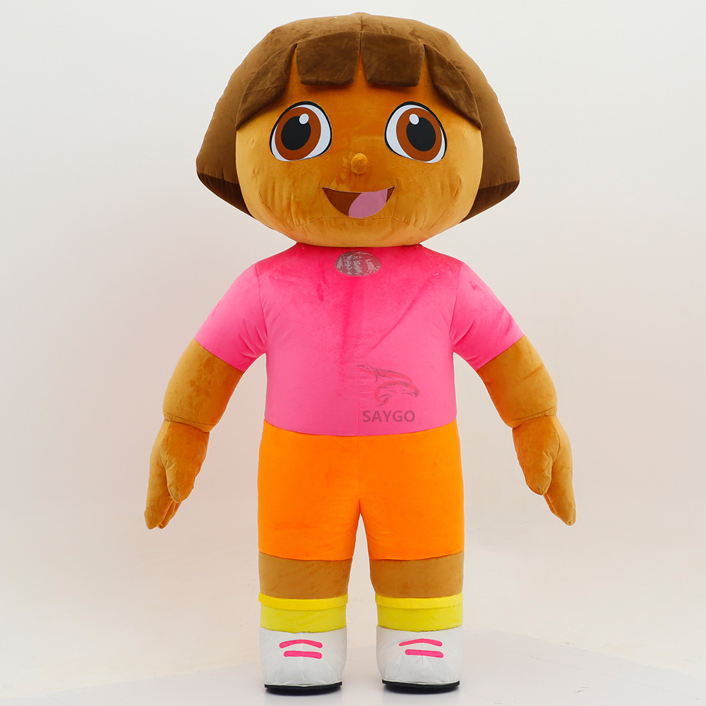 Dora the Explorer Mascot Costume Inflatable Ornaments Decor Events Advertising Giant Inflatable Decorations,Big Mascot,One Eye Monster Mascot Mike Inflated Fabric Furry Sully Mascots Ornaments Decor Events Advertising Giant Inflatable Decorations