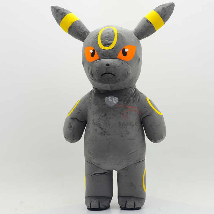 Espeon Adults Entertainment Wear Inflatable Umbreon Mascot Costume 2m/2.6m Tall Cartoon Character Mascot Costumes Sale,Big Mascot,Adults Entertainment Wear Inflatable Umbreon Mascot Costume 2m/2.6m Tall Cartoon Character Mascot Costumes Sale