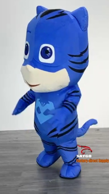 PJ Mask Mascot Costume Party Show Giant Plush Inflatable Adult Party Event Mascot Cartoon Fancy Dress Character Costume,Big Mascot,PJ Mask Mascot Costume Party Show Giant Plush Inflatable Adult Party Event Mascot Cartoon Fancy Dress Character Costume
