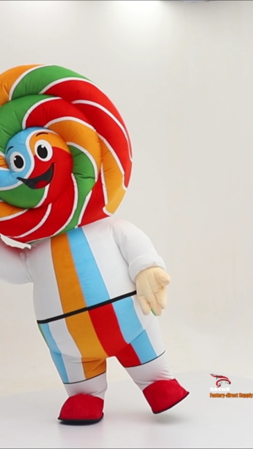 Lolly Candy stick Mascot costume Adults Size Plush Lollipop Food Mascot Clothing Carnival Party Cosplay Cartoon Anime Lollypop Inflatable Advertising Mascot Costumes,Big Mascot,Adults Size Plush Food Ice Cream Mascot Clothing Carnival Party Cosplay Cartoon Anime Inflatable Advertising Mascot Costumes