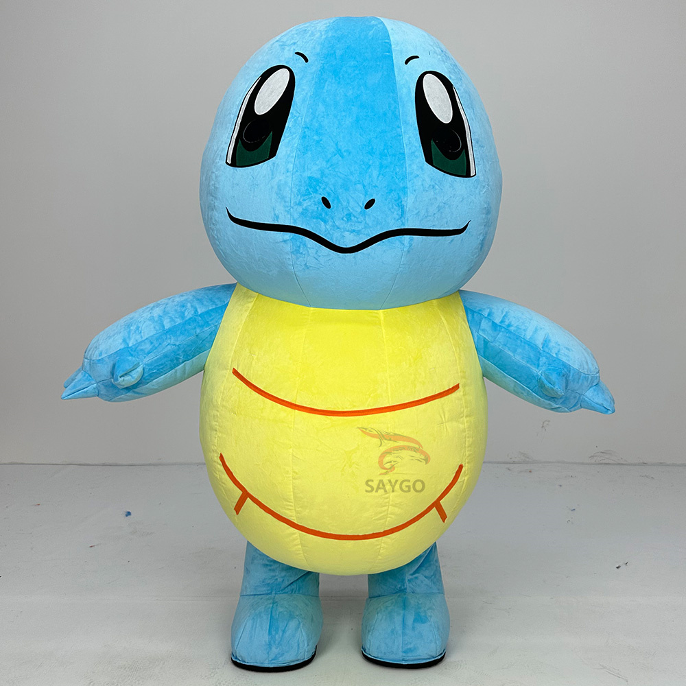 Squirtle Turtle Mascot Costume Cartoon Character Cosplay Turtle Mascot Costume for Adults,Big Mascot,Turtle Inflatable Mascot Costume Cartoon Character Cosplay Turtle Mascot Costume for Adults