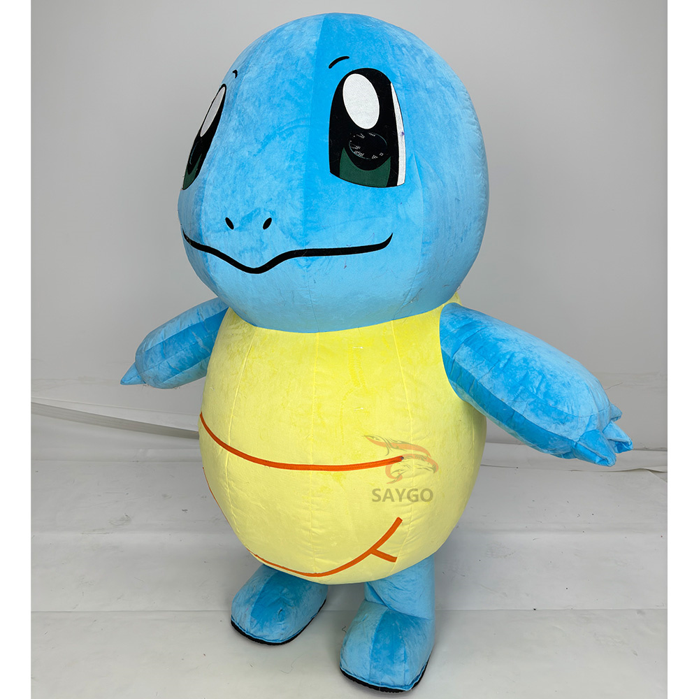Squirtle Turtle Mascot Costume Cartoon Character Cosplay Turtle Mascot Costume for Adults,Big Mascot,Turtle Inflatable Mascot Costume Cartoon Character Cosplay Turtle Mascot Costume for Adults