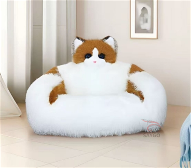 Cat Sofa Furry Animal Couch Inflatable Plush Baby Animal Sofa Chair Panda Sofa Long Plush Panda Sofa Bed With Animal Design for Kids,Big Mascot,Furry Animal Couch Inflatable Plush Baby Animal Sofa Chair Panda Sofa Long Plush Panda Sofa Bed With Animal Design for Kids