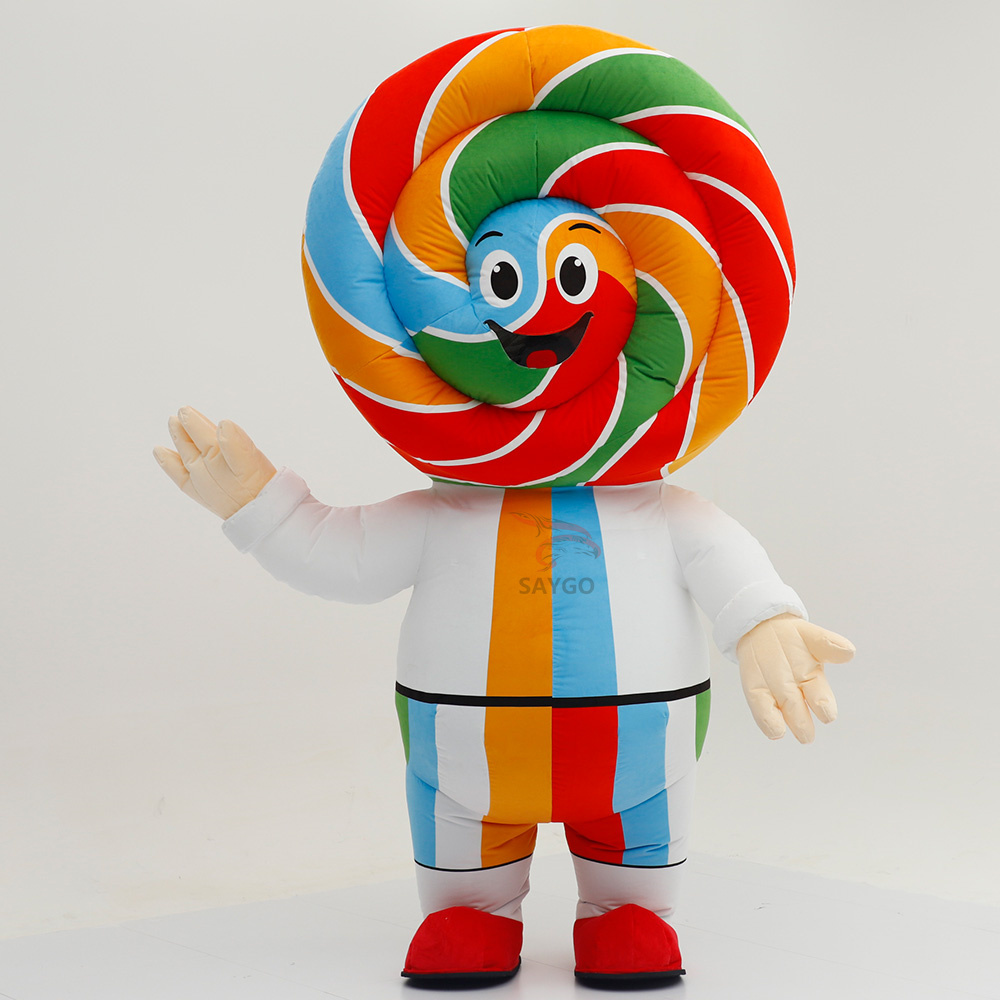Lolly Candy stick Mascot costume Adults Size Plush Lollipop Food Mascot Clothing Carnival Party Cosplay Cartoon Anime Lollypop Inflatable Advertising Mascot Costumes,Big Mascot,Adults Size Plush Food Ice Cream Mascot Clothing Carnival Party Cosplay Cartoon Anime Inflatable Advertising Mascot Costumes