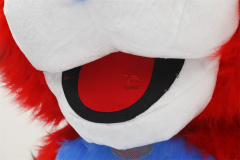 Red Tiger Wild Animal Inflatable Life Size Long FurTiger Animal Costume Rental for Adults Unisex Easter/Halloween,Big Mascot,Lovely Red Inflatable Life Size Long FurTiger Animal Costume Rental for Adults Unisex Easter/Halloween