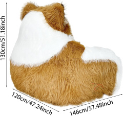 Cat Sofa Furry Animal Couch Inflatable Plush Baby Animal Sofa Chair Panda Sofa Long Plush Panda Sofa Bed With Animal Design for Kids,Big Mascot,Furry Animal Couch Inflatable Plush Baby Animal Sofa Chair Panda Sofa Long Plush Panda Sofa Bed With Animal Design for Kids