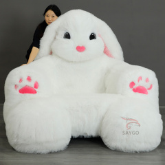 Outdoor Furry Anime Bunny Rabbit Inflatable Sofa Chair and Couch Bed with Pump,Big Mascot,Outdoor Furry Anime Bunny Rabbit Inflatable Sofa Chair and Couch Bed with Pump for 2 Persons