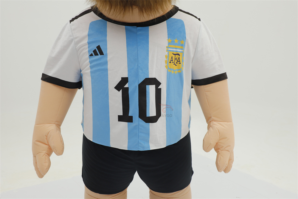 Lionel Messi Custom Inflatable Messi Mascot Suit Costume-OEM Service for Tournament Event Promotion Adult Unisex,Big Mascot,Custom Inflatable Messi Mascot Suit Costume-OEM Service for Tournament Event Promotion Adult Unisex