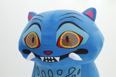 Giant Blue Tiger on 4 feet Festival Custom Made Funny Plush Animal 4 Legs Tiger Costume Mascot Giant Stitch Adult Fancy Dress Advertising Promotion Mascot,Big Mascot,Festival Custom Made Funny Plush Animal 4 Legs Tiger Costume Mascot Giant Stitch Adult Fancy Dress Advertising Promotion Mascot