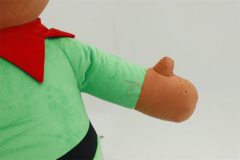 Deluxe Velvet Inflatable Adult Christmas Elf Mascot Costume Luxury Adult Fancy Dress for Christmas Party and Carnival Costumes,Big Mascot,Deluxe Velvet Inflatable Adult Christmas Elf Mascot Costume Luxury Adult Fancy Dress for Christmas Party and Carnival Costumes