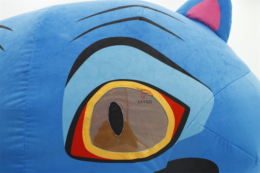 Giant Blue Tiger on 4 feet Festival Custom Made Funny Plush Animal 4 Legs Tiger Costume Mascot Giant Stitch Adult Fancy Dress Advertising Promotion Mascot,Big Mascot,Festival Custom Made Funny Plush Animal 4 Legs Tiger Costume Mascot Giant Stitch Adult Fancy Dress Advertising Promotion Mascot