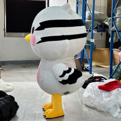 Inflatable Adult Rooster White Chicken Mascot Costume Cartoon Character Animal Design Unisex Easter Halloween Costume Happy Sky Brand,Big Mascot,Inflatable Adult Rooster Chicken Mascot Costume Cartoon Character Animal Design Unisex Easter Halloween Costume Happy Sky Brand