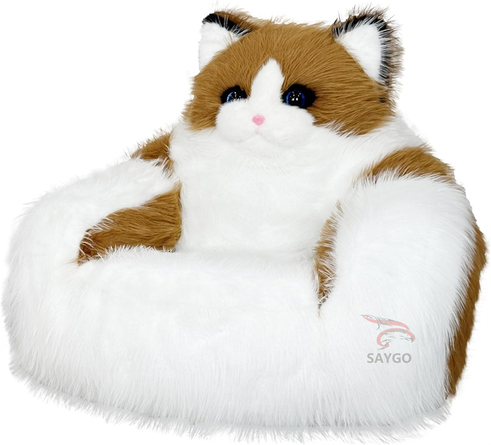 Cat Sofa Furry Animal Couch Inflatable Plush Baby Animal Sofa Chair Panda Sofa Long Plush Panda Sofa Bed With Animal Design for Kids,Big Mascot,Furry Animal Couch Inflatable Plush Baby Animal Sofa Chair Panda Sofa Long Plush Panda Sofa Bed With Animal Design for Kids