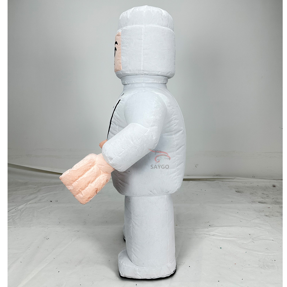 Block Man Custom Design Adult People Inflatable Boy Unisex Costume for Easter/Halloween Carnival Traditional Chinese Fat Mascot,Big Mascot,Custom Design Adult People Inflatable Boy Unisex Costume for Easter/Halloween Carnival Traditional Chinese Fat Mascot