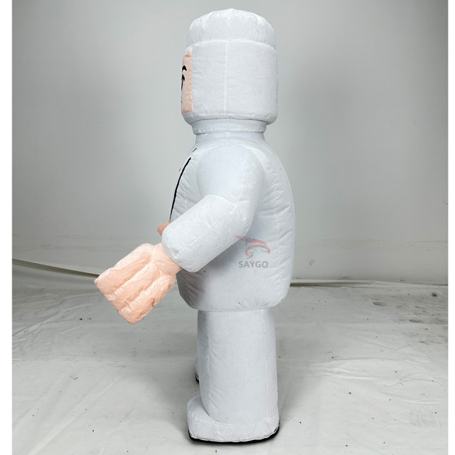 Block Man Custom Design Adult People Inflatable Boy Unisex Costume for Easter/Halloween Carnival Traditional Chinese Fat Mascot,Big Mascot,Custom Design Adult People Inflatable Boy Unisex Costume for Easter/Halloween Carnival Traditional Chinese Fat Mascot