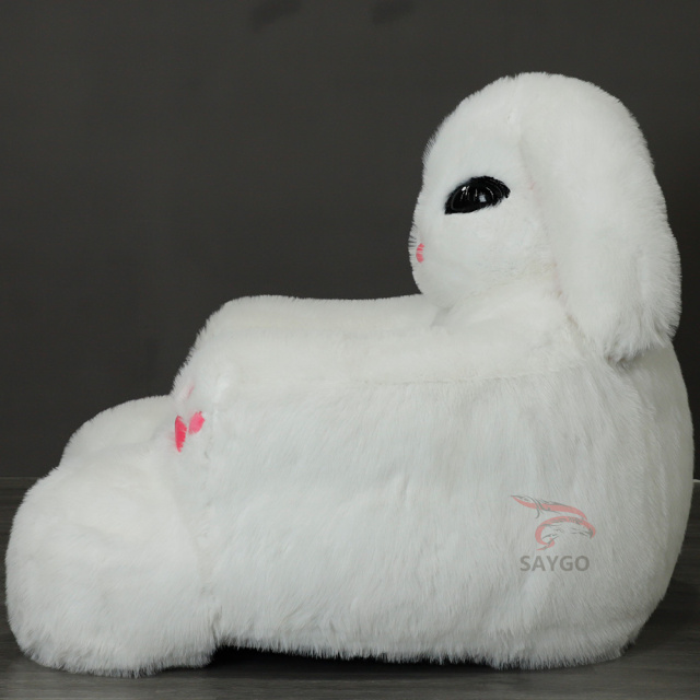 Outdoor Furry Anime Bunny Rabbit Inflatable Sofa Chair and Couch Bed with Pump,Big Mascot,Outdoor Furry Anime Bunny Rabbit Inflatable Sofa Chair and Couch Bed with Pump for 2 Persons