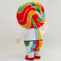 Lolly Candy stick Mascot costume Adults Size Plush Lollipop Food Mascot Clothing Carnival Party Cosplay Cartoon Anime Lollypop Inflatable Advertising Mascot Costumes,Big Mascot,Adults Size Plush Food Ice Cream Mascot Clothing Carnival Party Cosplay Cartoon Anime Inflatable Advertising Mascot Costumes