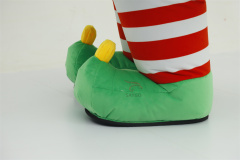 Deluxe Velvet Inflatable Adult Christmas Elf Mascot Costume Luxury Adult Fancy Dress for Christmas Party and Carnival Costumes,Big Mascot,Deluxe Velvet Inflatable Adult Christmas Elf Mascot Costume Luxury Adult Fancy Dress for Christmas Party and Carnival Costumes