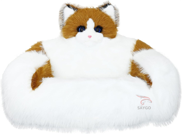 Cat Sofa Furry Animal Couch Inflatable Plush Baby Animal Sofa Chair Panda Sofa Long Plush Panda Sofa Bed With Animal Design for Kids,Big Mascot,Furry Animal Couch Inflatable Plush Baby Animal Sofa Chair Panda Sofa Long Plush Panda Sofa Bed With Animal Design for Kids