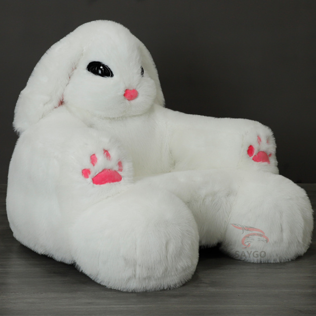 Outdoor Furry Anime Bunny Rabbit Inflatable Sofa Chair and Couch Bed with Pump,Big Mascot,Outdoor Furry Anime Bunny Rabbit Inflatable Sofa Chair and Couch Bed with Pump for 2 Persons