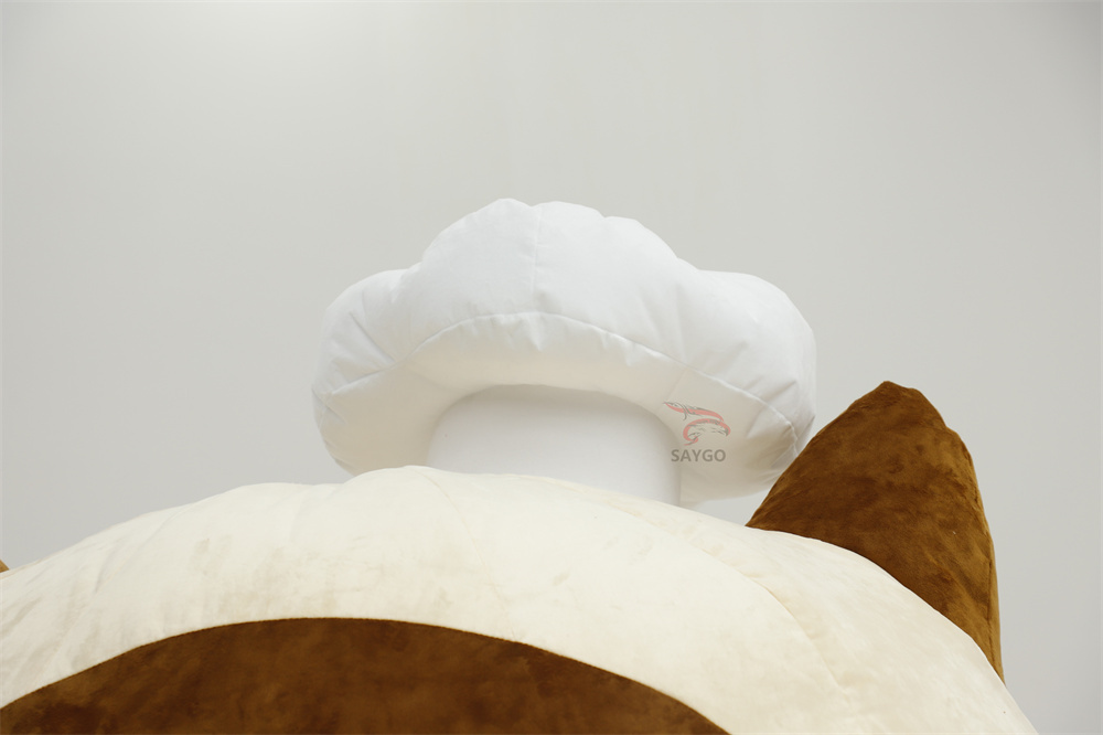 Cusom Cook Cat Chef Inflatable Mascot Costume for Advertisement Business 2.2m 2.6m Inflatable Chef cat Mascot Costume with Brand logo,Big Mascot,Brown cat Chef Inflatable Mascot Costume for Advertisement Business 2.2m 2.6m Inflatable Chef cat Mascot Costume with Brand logo