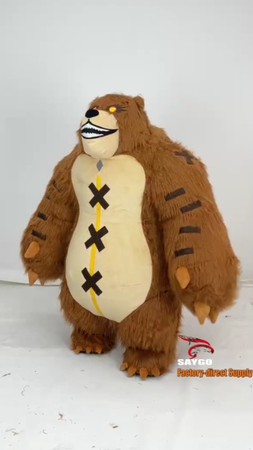 Tibbers Bear LOL  Mascot Costumes Parties Fancy Cartoon Character Cosplay TV&Movie Mascot Costume,Big Mascot,Holiday Parties Fancy Cartoon Character 2.2m LOL Girl Mascot Costumes Cosplay TV&Movie Mascot Costume Party Dress