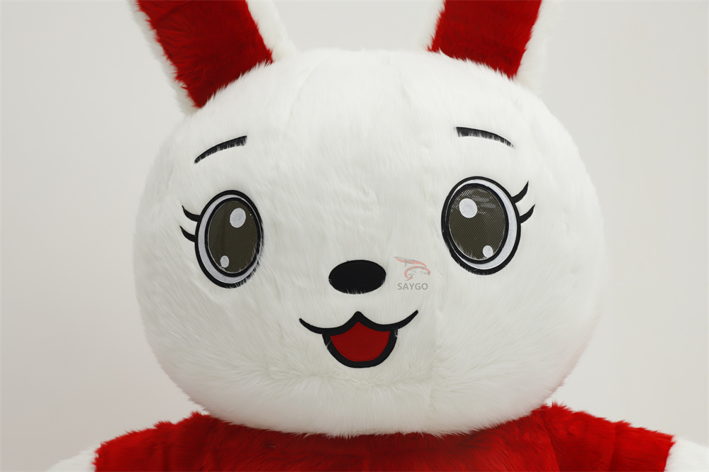 Love Heart Bunny Rabbit 2.6m Plush Costumes Mascot for Adult Children's Day Stage Performance Bunny Costumes Suit,Big Mascot,Love Heart Rabbit 2.6m Plush Costumes Mascot for Adult Children's Day Stage Performance Bunny Costumes Suit