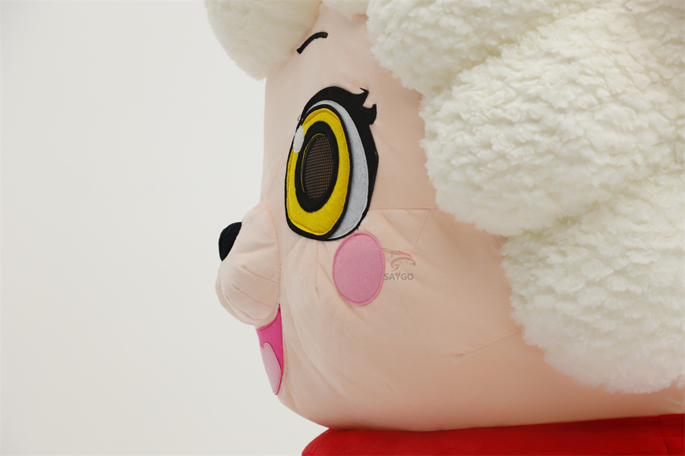 Chinese New year mascot Inflatable White Sheep Costumes Performance Suit Inflatable Animal Mascot Adults Costumes Party,Big Mascot,New year mascot Inflatable White Sheep Costumes Performance Suit Inflatable Animal Mascot Adults Costumes Party