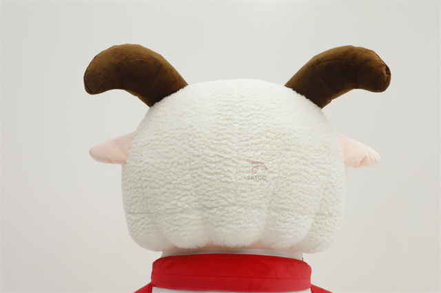 Chinese New year mascot Inflatable White Sheep Costumes Performance Suit Inflatable Animal Mascot Adults Costumes Party,Big Mascot,New year mascot Inflatable White Sheep Costumes Performance Suit Inflatable Animal Mascot Adults Costumes Party