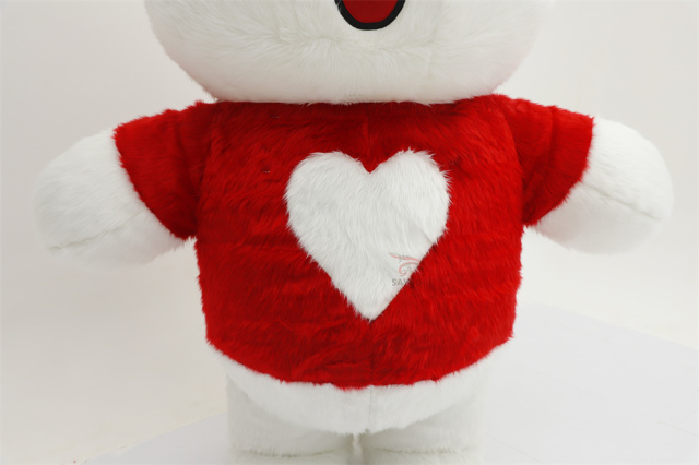 Love Heart Bunny Rabbit 2.6m Plush Costumes Mascot for Adult Children's Day Stage Performance Bunny Costumes Suit,Big Mascot,Love Heart Rabbit 2.6m Plush Costumes Mascot for Adult Children's Day Stage Performance Bunny Costumes Suit