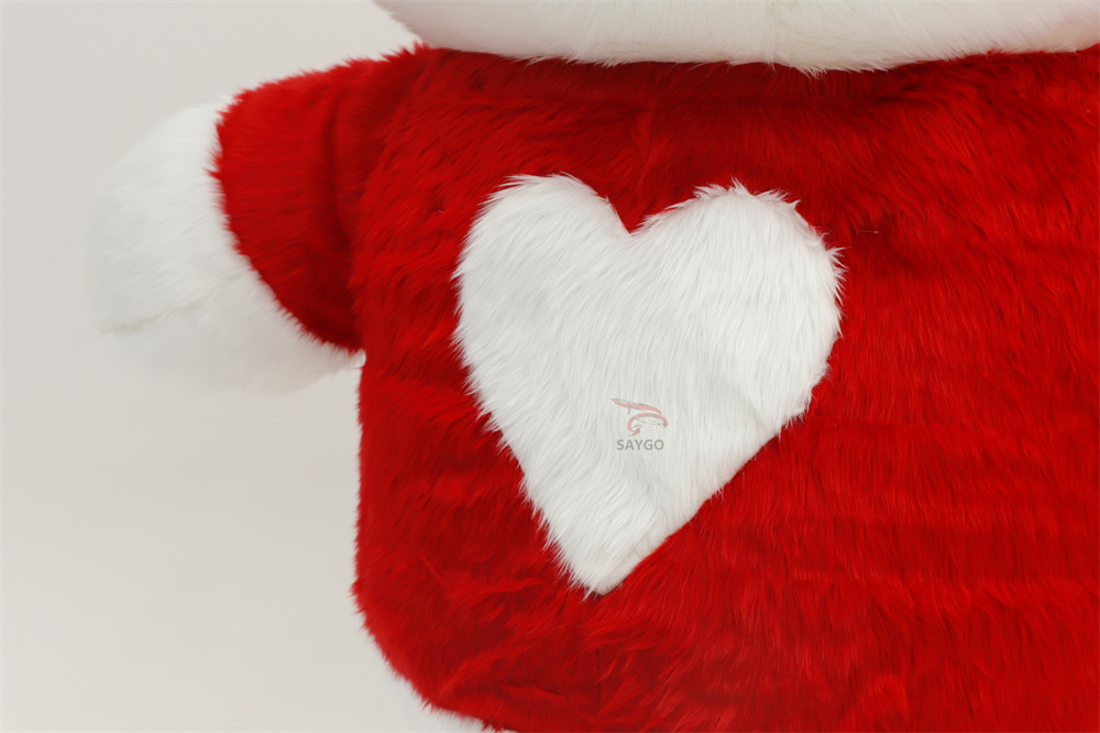 Love Heart Bunny Rabbit 2.6m Plush Costumes Mascot for Adult Children's Day Stage Performance Bunny Costumes Suit,Big Mascot,Love Heart Rabbit 2.6m Plush Costumes Mascot for Adult Children's Day Stage Performance Bunny Costumes Suit