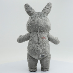 Short Ear Rabbit Plush Walking Parade Performance Funny Giant Black Inflatable Rabbit Bunny Mascot Costume,Big Mascot,Short Ear Rabbit Plush Walking Parade Performance Funny Giant Black Inflatable Rabbit Bunny Mascot Costume
