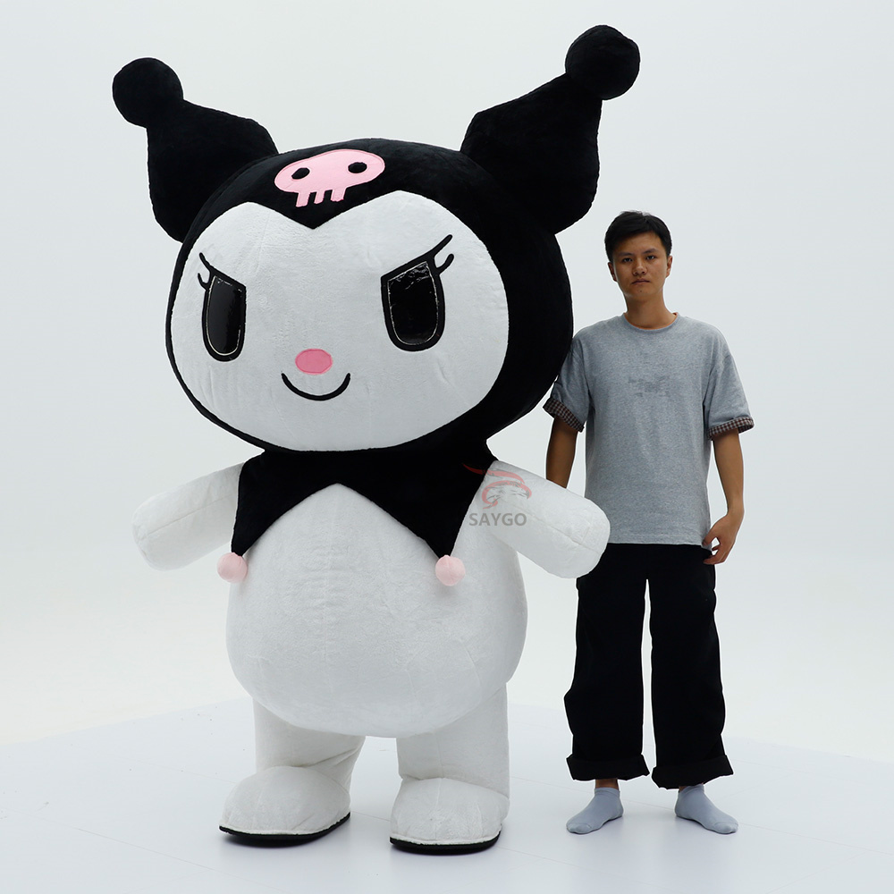 Kuromi Plush Cartoon Character Kuromi Anime Figures Cosplay Costume Inflatable Mascot Costume Cute Halloween Costume,Big Mascot,Kuromi Plush Cartoon Character Kuromi Anime Figures Cosplay Costume Inflatable Mascot Costume Cute Halloween Costume