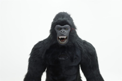 Upright Standing King Kong Goirlla Mascot Costume Walkable Halloween Plush Animal Wearable for King Kong Party Character Cartoon,Big Mascot,Customized 3M Brown Goirlla Mascot Costume Walkable Halloween Plush Animal Wearable for King Kong Party Character Cartoon