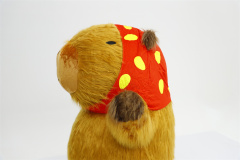 Headscarf Capybara Inflatable Walking Capybara Animal Mascot Costume for Adults-Custom Design Party Giant Cartoon Advertising Cosplay,Big Mascot,Inflatable Walking Capybara Animal Mascot Costume for Adults-Custom Design Party Giant Cartoon Advertising Cosplay