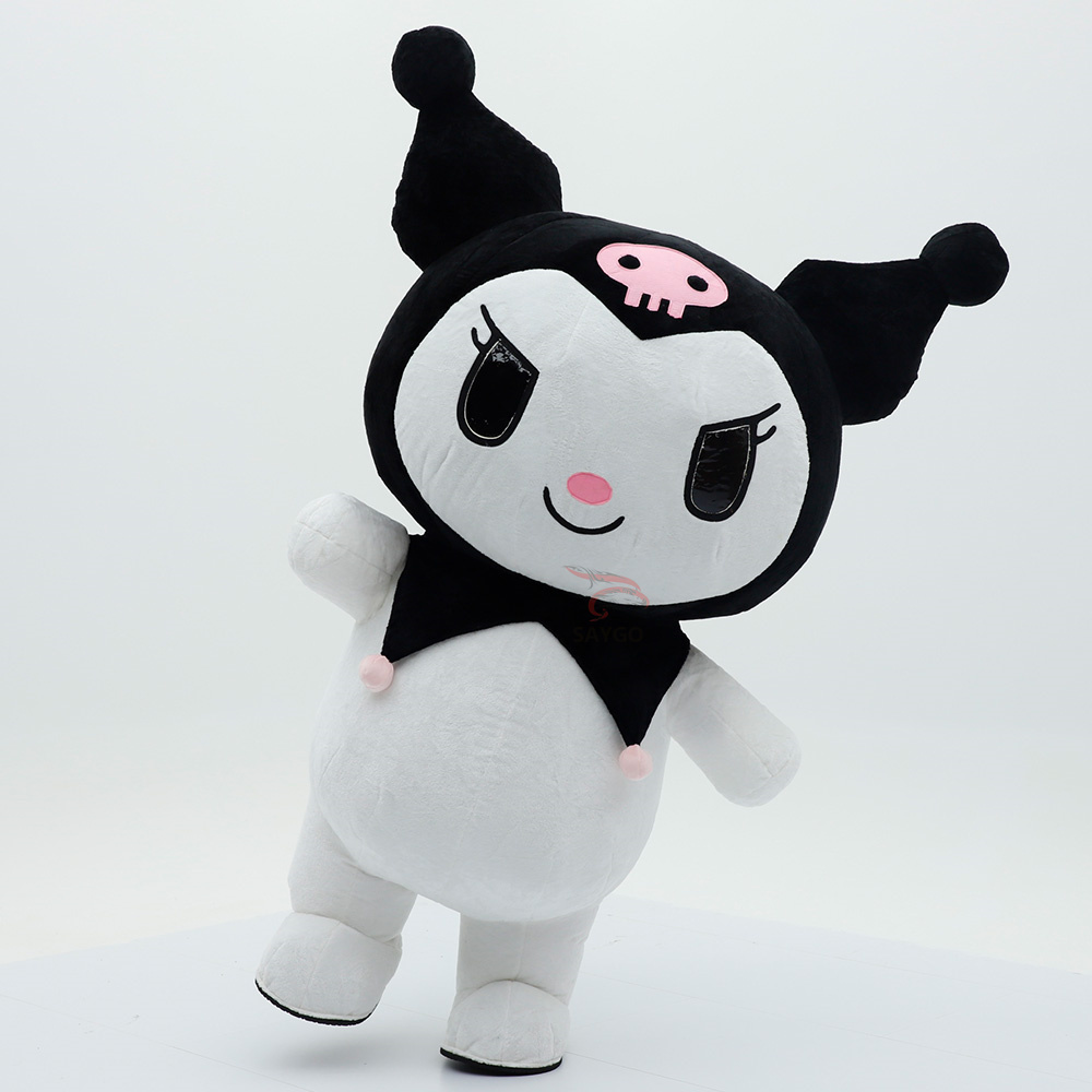 Kuromi Plush Cartoon Character Kuromi Anime Figures Cosplay Costume Inflatable Mascot Costume Cute Halloween Costume,Big Mascot,Kuromi Plush Cartoon Character Kuromi Anime Figures Cosplay Costume Inflatable Mascot Costume Cute Halloween Costume