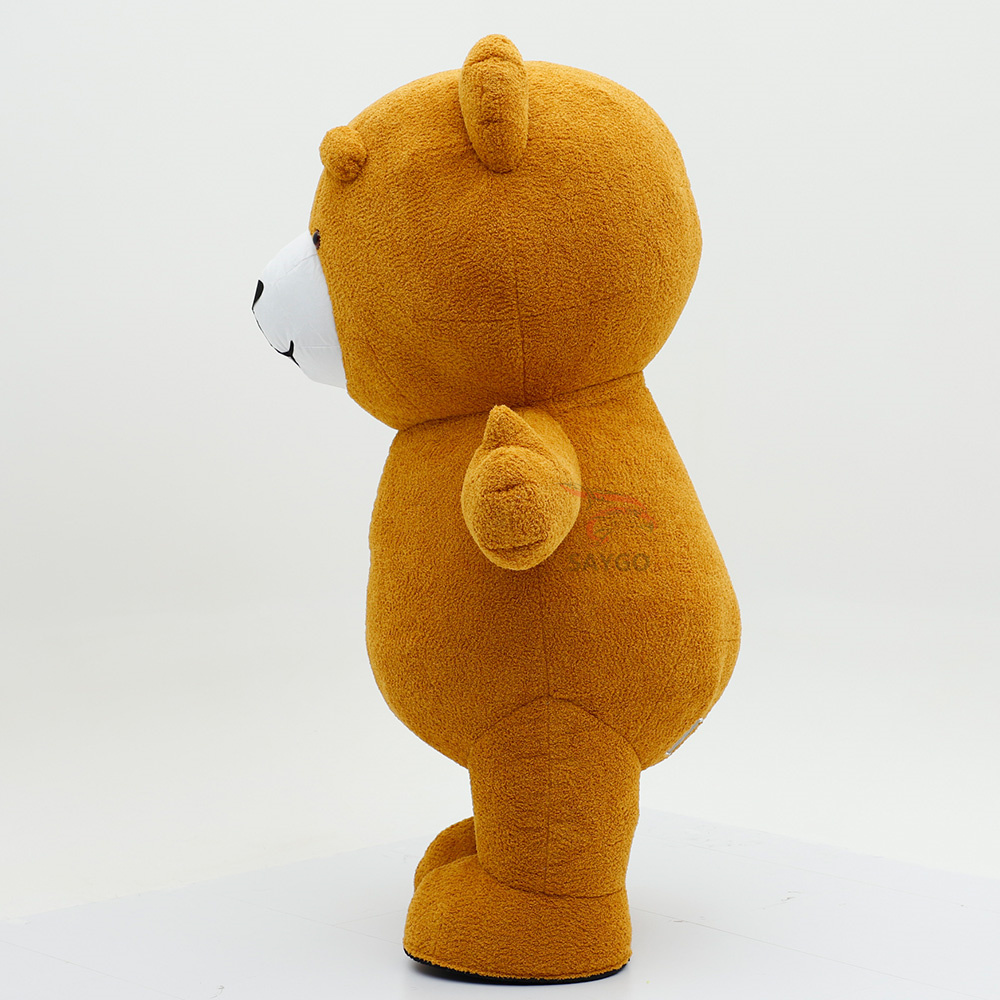 Brown Teddy Bear Inflatable Christmas Costume Cartoon Teddy Bear Moscot Costume for Men Gummy Bear Costumes for Advertising Events,Big Mascot,Brown Teddy Bear Inflatable Christmas Costume Cartoon Teddy Bear Moscot Costume for Men Gummy Bear Costumes for Advertising Events