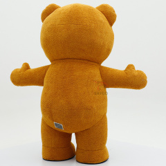 Brown Teddy Bear Inflatable Christmas Costume Cartoon Teddy Bear Moscot Costume for Men Gummy Bear Costumes for Advertising Events,Big Mascot,Brown Teddy Bear Inflatable Christmas Costume Cartoon Teddy Bear Moscot Costume for Men Gummy Bear Costumes for Advertising Events