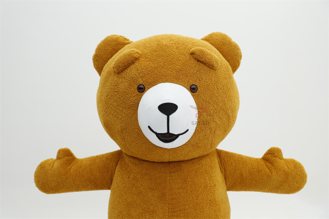 Brown Teddy Bear Inflatable Christmas Costume Cartoon Teddy Bear Moscot Costume for Men Gummy Bear Costumes for Advertising Events,Big Mascot,Brown Teddy Bear Inflatable Christmas Costume Cartoon Teddy Bear Moscot Costume for Men Gummy Bear Costumes for Advertising Events