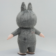Grey Pop Mart Labubu Anime Party Adult Dress Blow up Popular Cartoon Character Inflatable Mascot Costume,Big Mascot,Grey Pop Mart Labubu Anime Party Adult Dress Blow up Popular Cartoon Character Inflatable Mascot Costume