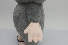 Grey Pop Mart Labubu Anime Party Adult Dress Blow up Popular Cartoon Character Inflatable Mascot Costume,Big Mascot,Grey Pop Mart Labubu Anime Party Adult Dress Blow up Popular Cartoon Character Inflatable Mascot Costume
