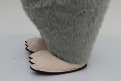 Grey Pop Mart Labubu Anime Party Adult Dress Blow up Popular Cartoon Character Inflatable Mascot Costume,Big Mascot,Grey Pop Mart Labubu Anime Party Adult Dress Blow up Popular Cartoon Character Inflatable Mascot Costume