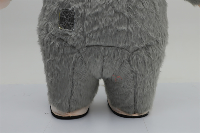 Grey Pop Mart Labubu Anime Party Adult Dress Blow up Popular Cartoon Character Inflatable Mascot Costume,Big Mascot,Grey Pop Mart Labubu Anime Party Adult Dress Blow up Popular Cartoon Character Inflatable Mascot Costume